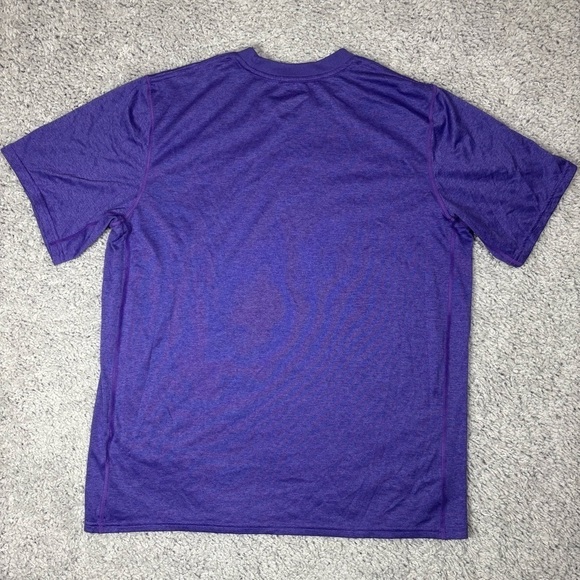 Nike Shirt Mens Large Drifit Activewear Crewneck Purple Running Gym Training - Picture 4 of 4